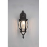 TRIO ELVO outdoor wall lamp E27 black aluminum stylish