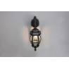 TRIO ELVO outdoor wall lamp E27 black aluminum stylish
