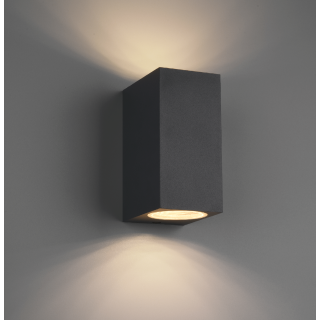 TRIO ROYA outdoor wall lamp GU10 IP44 lights up/down