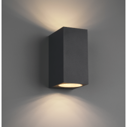 TRIO ROYA outdoor wall lamp GU10 IP44 lights up/down
