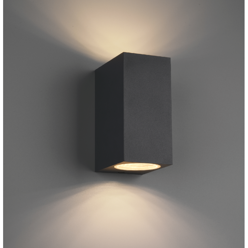 TRIO ROYA outdoor wall lamp GU10 IP44 lights up/down