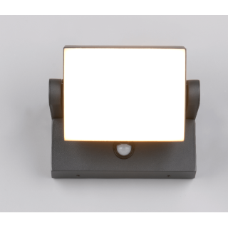 TRIO KANSAS LED outdoor wall lamp with motion sensor IP54