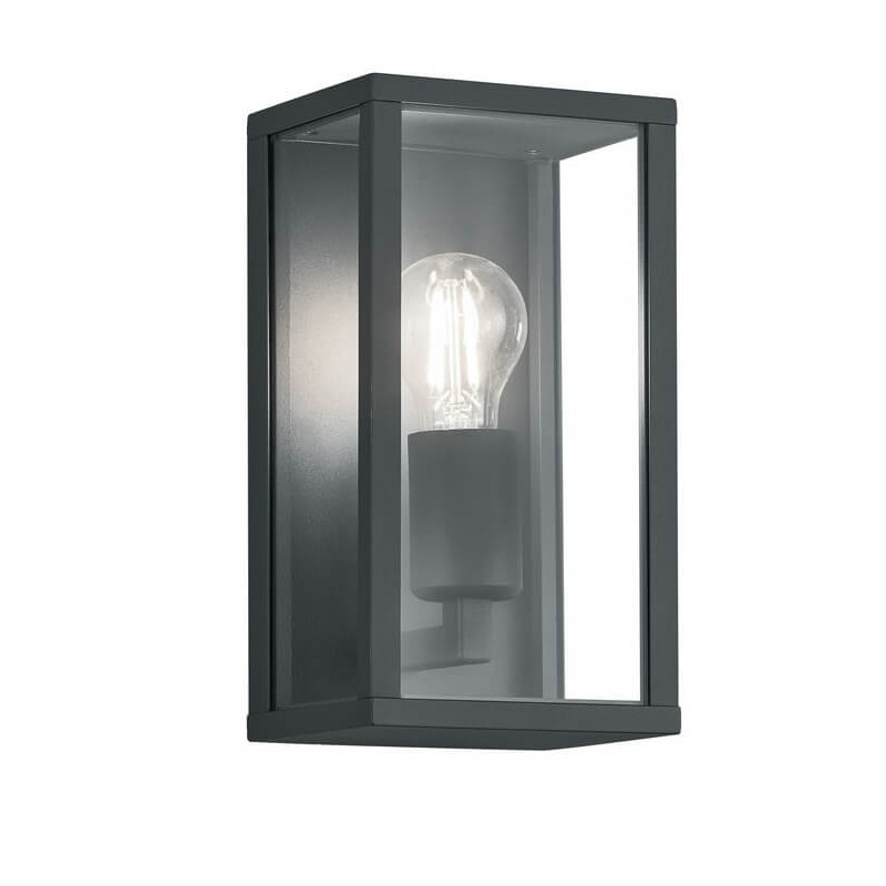TRIO GARONNE outdoor wall lamp E27 bulb IP44 anthracite