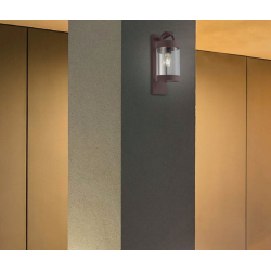 TRIO SAMBESI outdoor wall lamp with twilight sensor IP44