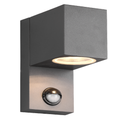 TRIO ROYA outdoor wall lamp with motion sensor GU10 IP44