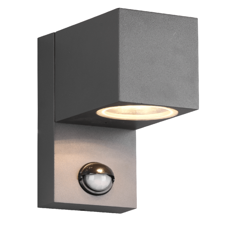 TRIO ROYA outdoor wall lamp with motion sensor GU10 IP44