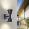 TRIO ARDAS outdoor wall lamp 2xGU10 IP44 white, black