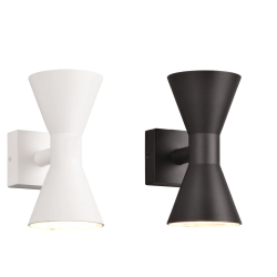 TRIO ARDAS outdoor wall lamp 2xGU10 IP44 white, black