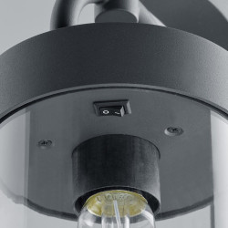 TRIO SAMBESI lampa ogrodowa stojąca z czujnikiem zmierzchu