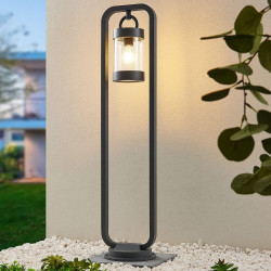 TRIO SAMBESI lampa ogrodowa stojąca z czujnikiem zmierzchu