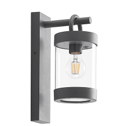 TRIO SAMBESI outdoor wall lamp with twilight sensor IP44