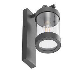 TRIO SAMBESI outdoor wall lamp with twilight sensor IP44