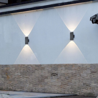 TRIO COLORADO outdoor LED wall lamp 3000K, up/down lighting