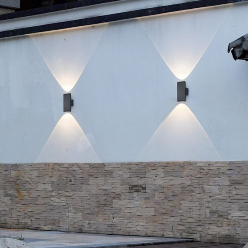 TRIO COLORADO outdoor LED wall lamp 3000K, up/down lighting