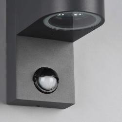 TRIO ROYA outdoor wall lamp with motion sensor GU10 IP44