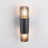 TRIO HOOSIC outdoor wall lamp IP44 black, up/down lighting