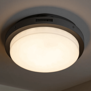 TRIO BERMEJO lampa sufitowa zewnętrzna IP54 czujnik ruchu
