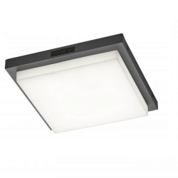 TRIO BERMEJO square ceiling lamp with motion sensor