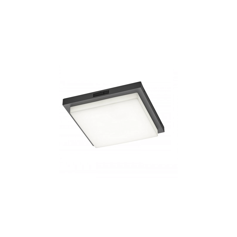 TRIO BERMEJO square ceiling lamp with motion sensor