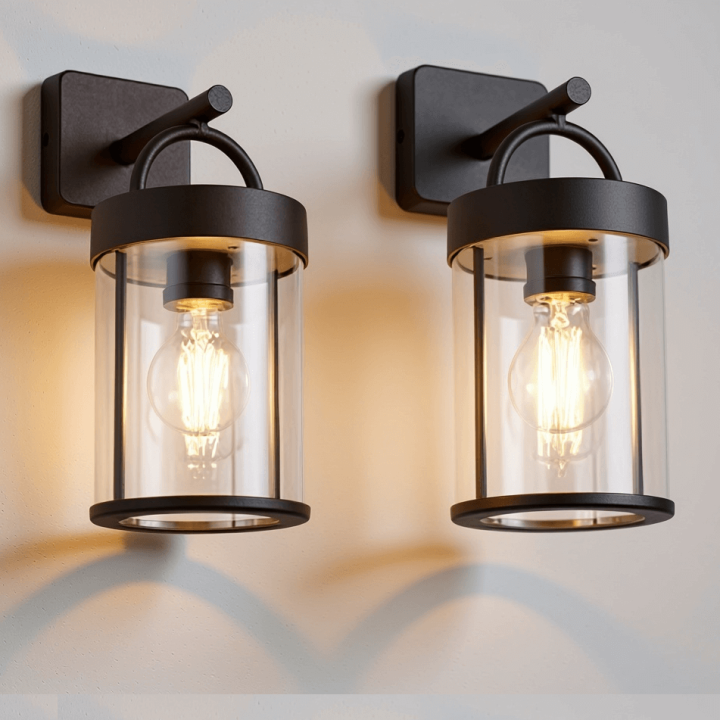 TRIO ALMERIA outdoor wall lamp E27 IP44 rusty, anthracite