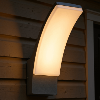 TRIO BEJA outdoor LED wall lamp 12.5W IP44 anthracite