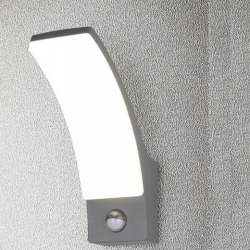 TRIO BEJA LED outdoor wall lamp anthracite with motion sensor