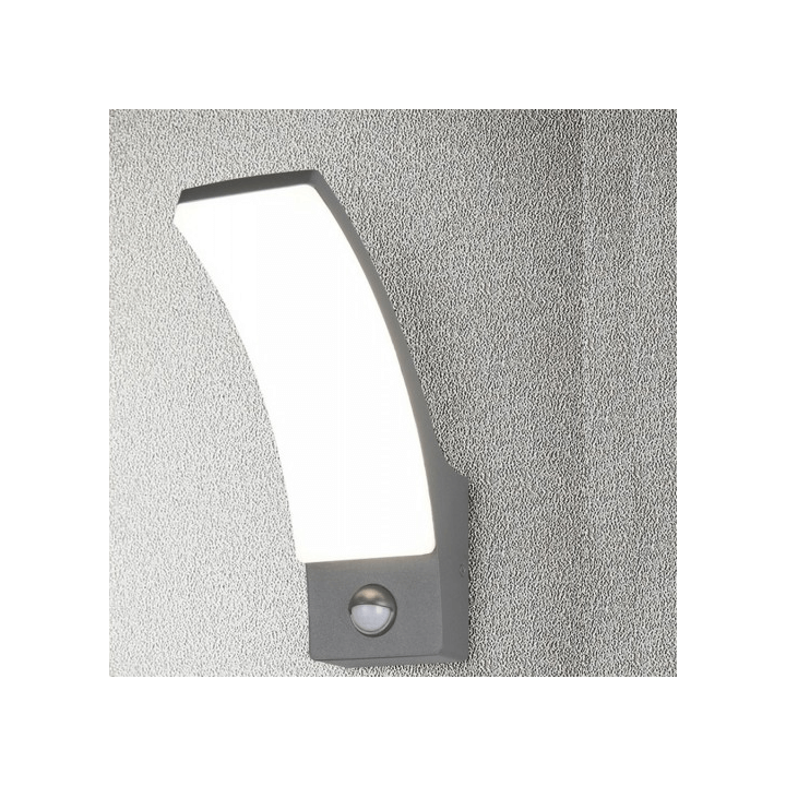 TRIO BEJA LED outdoor wall lamp anthracite with motion sensor