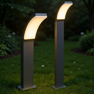 TRIO BEJA LED garden standing lamp IP44 anthracite 60/100cm