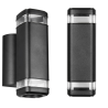 TRIO BARCELOS outdoor wall lamp black 2xGU10 IP44 up/down