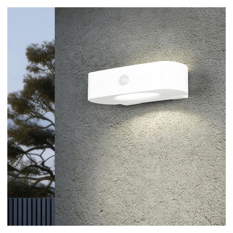 TRIO BILBAO solar wall lamp IP44 with motion and twilight sensor