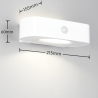 TRIO BILBAO solar wall lamp IP44 with motion and twilight sensor