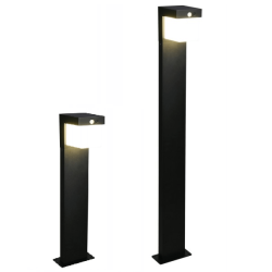 TRIO COLOMBO lampa ogrodowa stojąca LED IP44 czarna 50/100cm