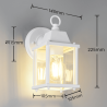 TRIO MIRANDE outdoor wall lamp E27 terrace, garden, facade