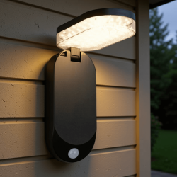 TRIO LAGOAS solar LED wall lamp with motion and twilight sensor