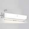 TRIO SILVES 6W LED solar wall lamp with motion and twilight sensor