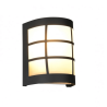 TRIO SINTRA black outdoor wall lamp E27 IP44 steel and glass
