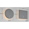 TRIO FORTALEZA outdoor wall lamp with motion and twilight sensor