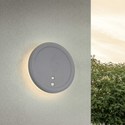 TRIO FORTALEZA outdoor wall lamp with motion and twilight sensor