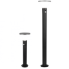 TRIO GORDA floor lamp for gardens with motion and twilight sensor