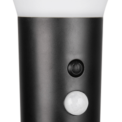 TRIO GORDA floor lamp for gardens with motion and twilight sensor