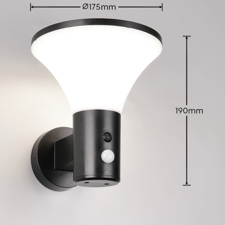 TRIO GORDA solar wall lamp LED 3W with motion and twilight sensor
