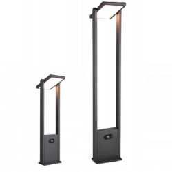 TRIO MALAWI lampa stojąca ogrodowa regulowana, czujnik ruchu