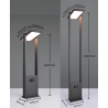 TRIO MALAWI lampa stojąca ogrodowa regulowana, czujnik ruchu