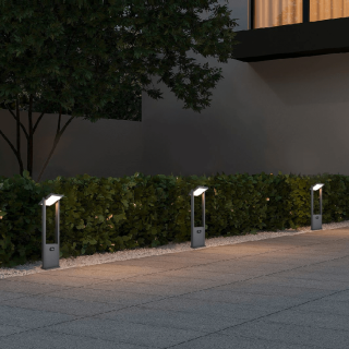 TRIO MALAWI adjustable garden floor lamp, motion sensor