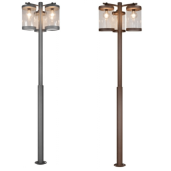 TRIO SAMBESI standing garden lamp 240cm twilight sensor