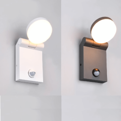 TRIO ADOUR outdoor LED wall lamp IP44, color adjustment