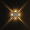 TRIO AVISIO outdoor LED wall lamp, 4-way light