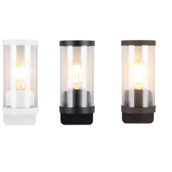 TRIO BONITO outdoor wall lamp E27 white, black, rusty