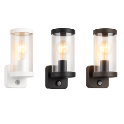 TRIO BONITO outdoor wall lamp with motion sensor, 3 colors