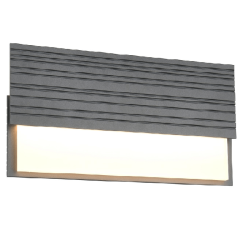 TRIO MARIZA oblong outdoor LED wall lamp IP65 anthracite